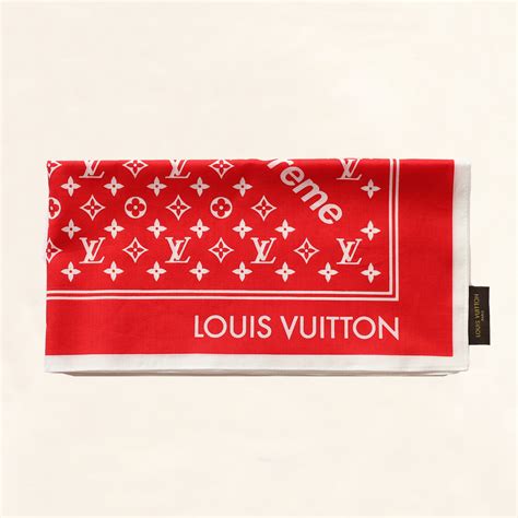 cheap supreme louis vuitton bandana|louis vuitton headscarf.